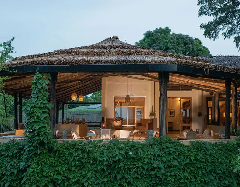 Kyambura Gorge Lodge main lodge area