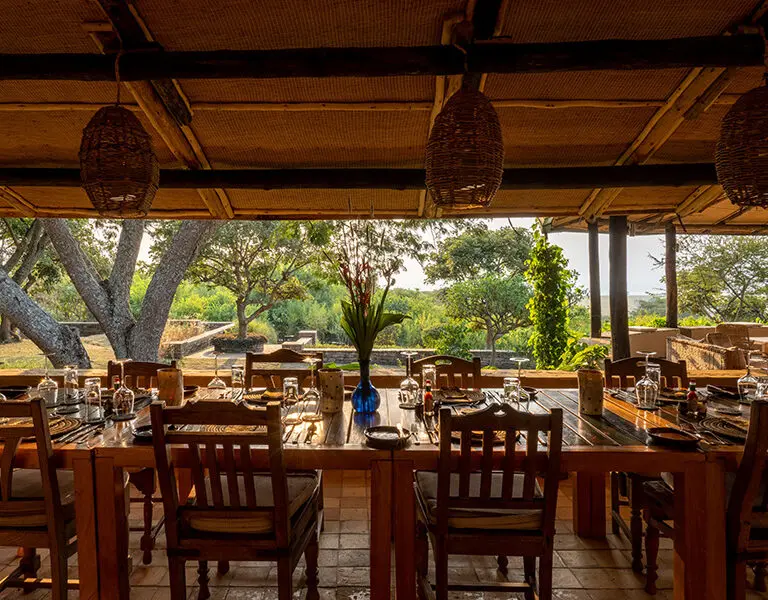 Kyambura Gorge Lodge dining 1