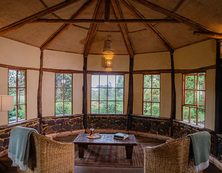 Mount Gahinga Lodge Sun Room