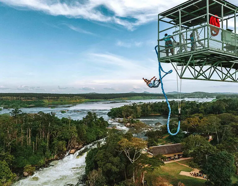 Lemala Wildwaters Lodge River Nile Uganda bungee