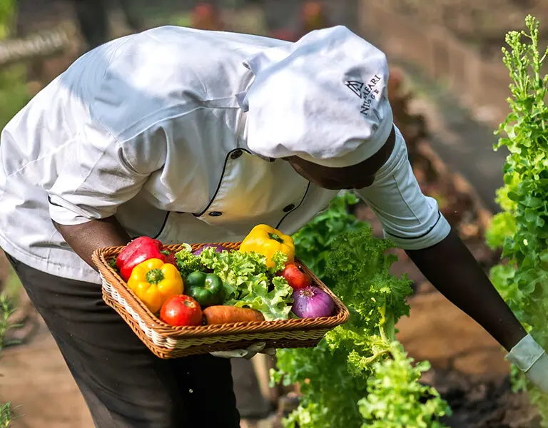 Nile Safari Lodge Murchison Falls Uganda fresh produce