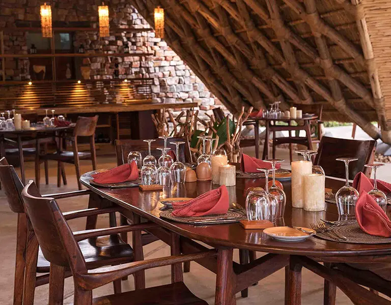Nile Safari Lodge Murchison Falls Uganda dining