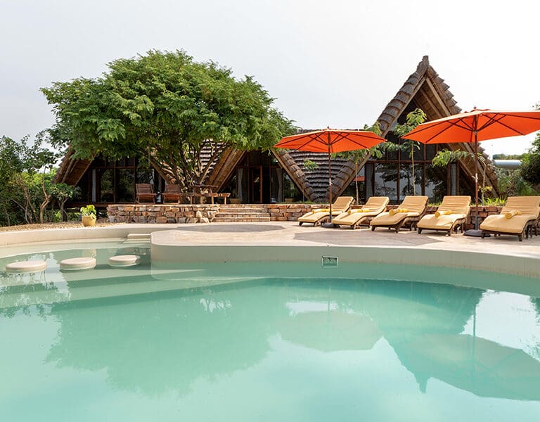Nile Safari Lodge Murchison Falls Uganda pool