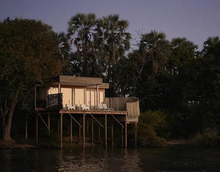 Victoria Falls River Lodge Island Treehouse Suite