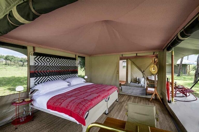 Landscape orientated tents