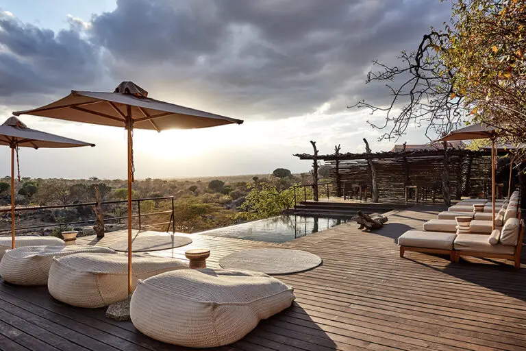 Mwiba Lodge swimming pool