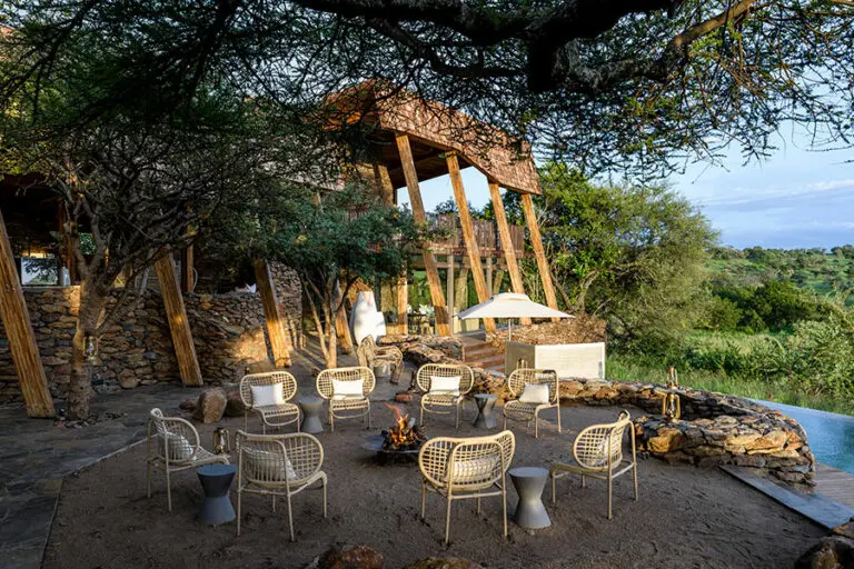 Singita Faru Faru Lodge Bush Fire