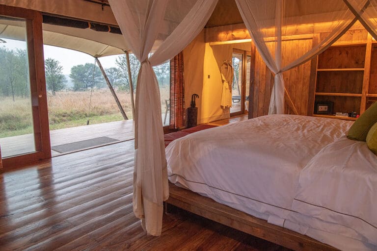 Sayari Guest tent bedroom interior Room Dimensions