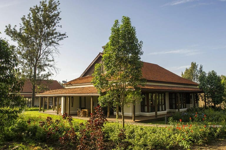 Legendary lodge gardens and cottage