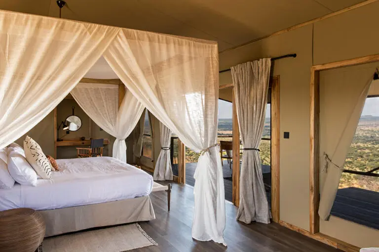 Lemala Mpingo Ridge ensuite tented accommodation suites
