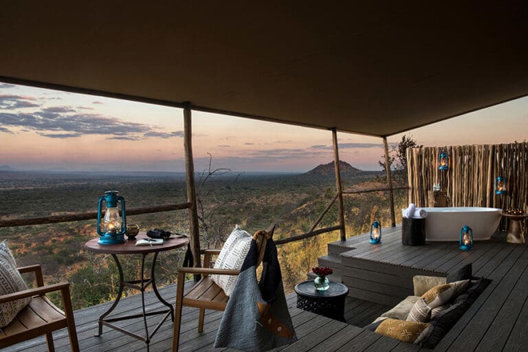 Lemala Mpingo Ridge Private deck 1