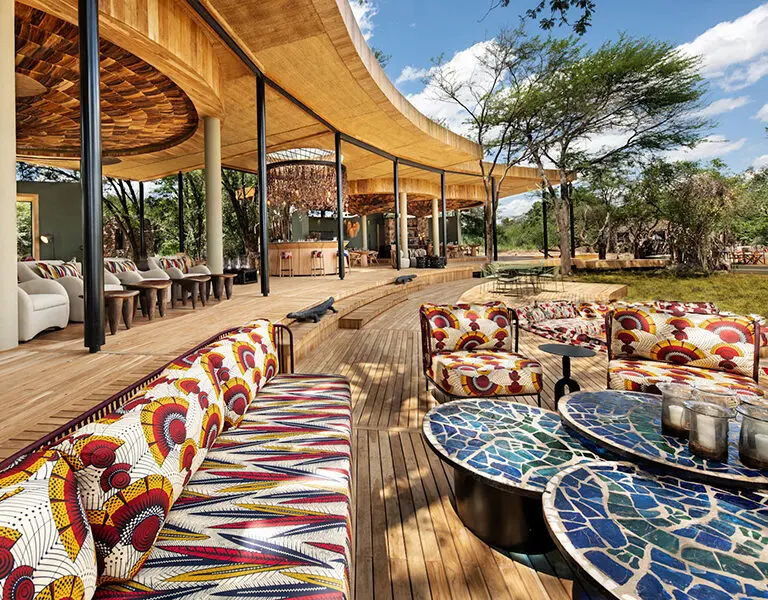 AndBeyond Grumeti Serengeti Tented Camp Guest Area Lounge 1