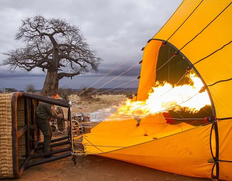 Chem Chem Lodge hot air balloon