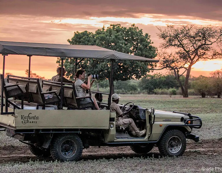 Three Rivers Camp South Luangwa Zambia Kafunta Safaris Game Drive