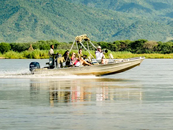 Baines River Camp boat cruise