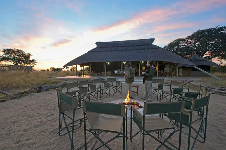 Camp hwange Morning Campfire