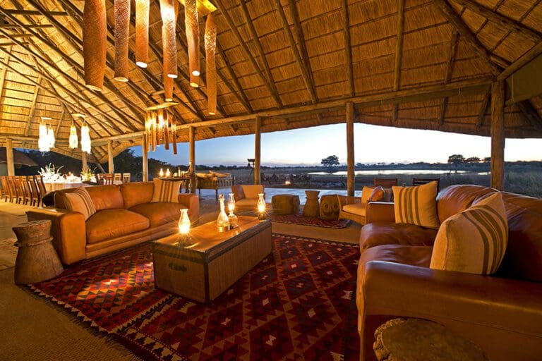 Camp hwange Main Lounge Area