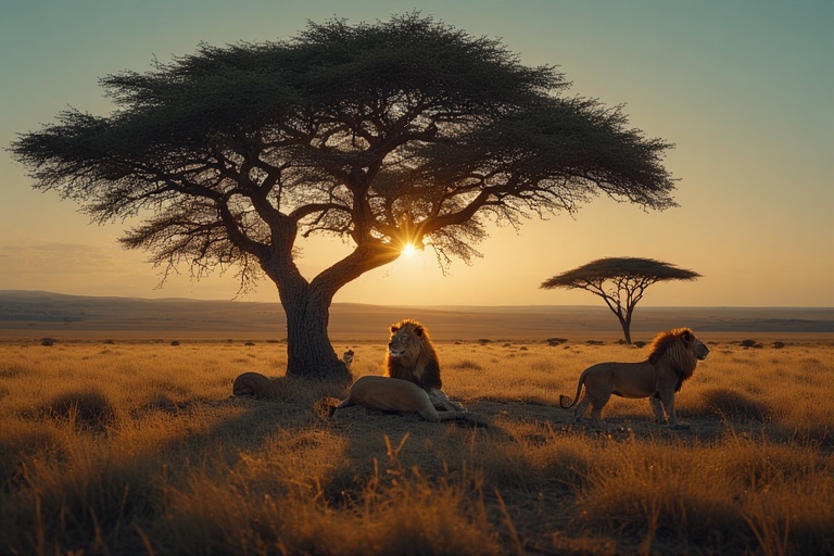 Kenya circuit sunrise